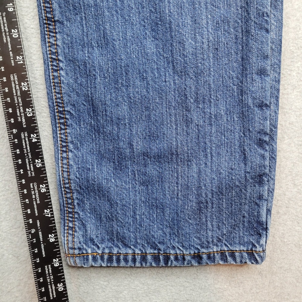 Carhartt Jeans Mens 32x30 Blue Relaxed Fit Flannel Lined Denim BD4942-M - Picture 2 of 8